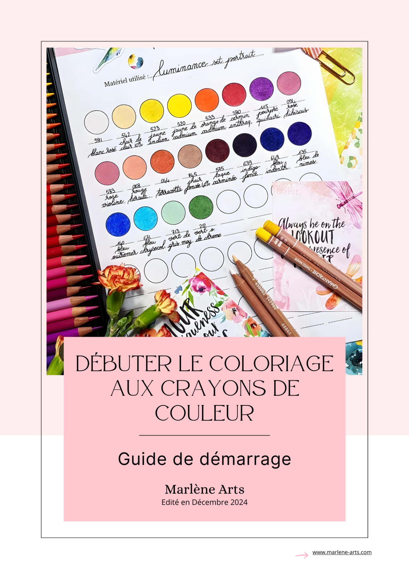 Débuter le coloriage aux crayons de couleur